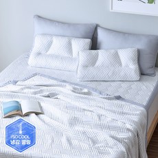 에어룸 접촉냉감 아이쏘쿨 쿨링 냉감베개 1+1, 그레이 1+1