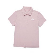 노스페이스 NT7PR33B 여성 쿨맥스 프라임 반소매 폴로 PALE PINK