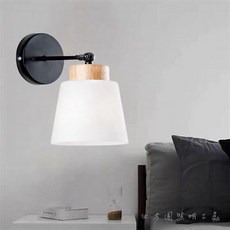 四方圓LED照明 金色年代 E27木綴白玉玻璃壁燈, GA11-5914, 金色, GA11-5914