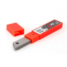 대형 커터칼 다이얼 잠금 커터기 박스 개봉 산업용 컷터 칼날 교체형, 1세트, 리필칼날10p