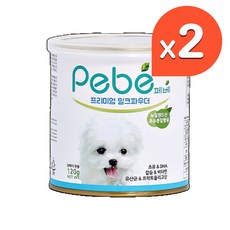 페베 프리미엄 강아지 분유, 우유맛, 2개