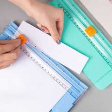 종이 재단기 문서 절단 커터 사무용품 데스크 슬라이딩 정밀 컷팅 도구 오피스, 상세페이지 참조, 화이트