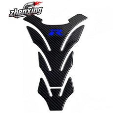 탱크 패드 스티커 가스 오일 오토바이 카본 파이버 보호 데칼, 1개, 2. A-1