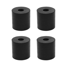 호시피 4Pcs 고무 스페이서 1OD x 38ID 34 두께 방진 패드 볼트 자동차 보트 가전제품용 와셔25 * 10 20mm, 1_1 Inch OD x 5/16, 4