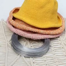 모자 인형 와이어 DIY 뜨개실 철사 10m 뜨개질 테두리 부자재, 철 와이어 1.5mm (5m), 1개