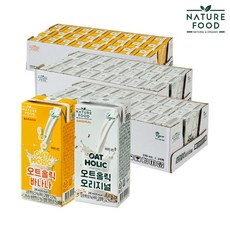 네이처푸드 오트홀릭 오리지널 48팩+바나나 24팩 (190ml 총 72팩), 190ml