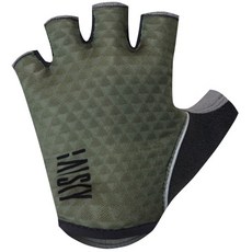 BAISKY百士奇自行車公路車半指手套 潔淨 軍綠, 綠色, 1個