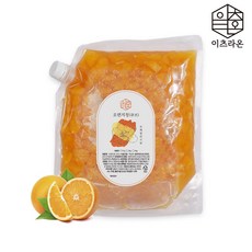 이츠라온 오렌지청 큐브 2kg 수제과일청 카페용 대용량, 1개, 1개입