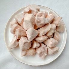 寵物凍乾100g 狗狗貓貓冷凍乾燥原肉小零食 100%原肉 台灣雞肉 貓零食 寵物零食 寵物點心, 1個, 100%雞肉丁 (100g/包)