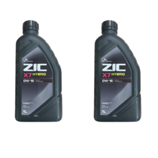 SK엔무브 지크 X7 HYBRID 0W16 하이브리드 엔진오일, 2개