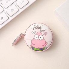 마카롱 캐릭터 미니 줄자, 1개, 핑크 스타 (Patrick Star)