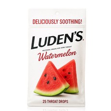 루덴스 환절기 미세먼지 목보호 진정 수박 캔디, 1개, 75g