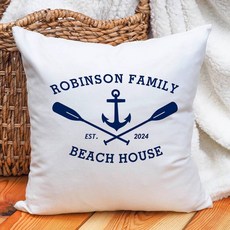 맞춤형 보트 이름 예술적인 베개 커버 해상 장식 앵커 정교한 쿠션 케이스 요트 홈 비치 하우스 선물 218539, 40X40CM, LK240728000107