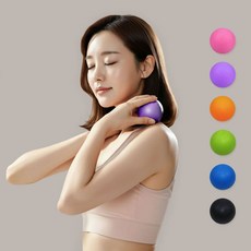 롤링마사지볼 로에드 11 목 어깨 발바닦 근막이완 지압볼 jkp*3651vN, 1개, (1+1)싱글마사지볼_오렌지+오렌지