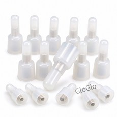 전선접속캡 폐쇄형 압착식 나일론 절연 전기배선 케이블 끝단 연결 마감용 50개의 구리 코어 CE1에는 케이블 타이가 함께 제공됩니다, 1세트
