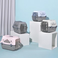벌집형 반려동물 애견 이동가방 이동장 켄넬 케이지, 화이트