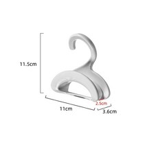 可疊加包包掛鉤架 - 衣櫃包包收納好幫手，帽子、領帶、絲巾也能輕鬆掛, 1個, 灰色x3, 灰色