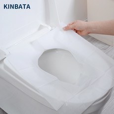 KINBATA 馬桶座墊紙 拋棄式設計便攜衛生, 3套, 30片(3包), 如圖