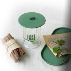 실리콘 컵커버 뚜껑 종이컵 덮개 머그 리드 8컬러, 밀크그린, 1개