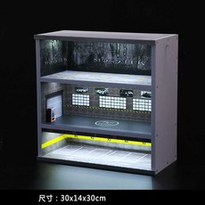 피규어 전시대 진열장 차량 미니카 인테리어 캐비닛, 1개, 164 테마 4 (6-8cm 자동차)