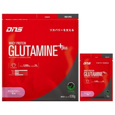 DNS (G +) 630g + (33g) 단백질 유청 단백질 글루타민 플러스 딸기 맛 작은 가방