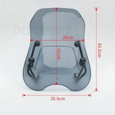 CL-X300 오토바이 투어링 스포츠 디플렉터 윈드 스크린 CFMOTO Clx 용, 02 회색
