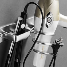 여성 알루미늄 드라이기 거치대 경량 튼튼 고데기홀더_WEA9EC3, 블랙