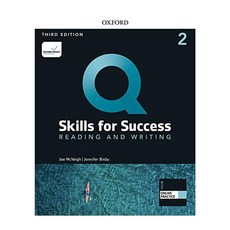Q Skills for Success: Reading and Writing 2 Student Book (with Online Practice), Oxford, Q Skills for Success: Readin.., Joe McVeigh, Jennifer Bixby(저)