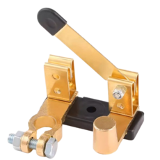 디와이툴즈 12V~24V 자동차 배터리 차단 스위치 터미널 클램프 황동형, 1개