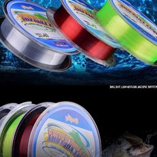 민물 바다 낚시 전용 투명 원줄 내마모성 우수한 고탄력 라인 릴 연결용 낚시터, 배틀퓨리 낚시줄 그린0.8호, 1개