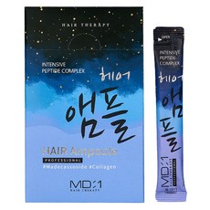 엠디-원 인텐시브 펩타이드 콤플렉스 헤어 앰플, 20개, 10ml