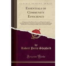 Essentials of Community Efficiency: A Statement of the Human Forces and Factors Involved in Making, Essentials of Community Effici