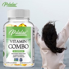 Pslalae 維他命B群複方膠囊 高效全食物配方 促進能量與新陳代謝, 60組