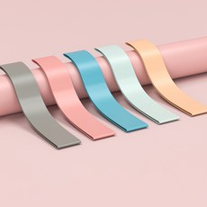 요가 밴드 TPE 루프밴드 5단계 세트, 1세트, 라이트블루+카키+레이크블루+핑크+그레이