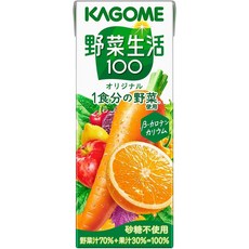 KAGOME 카고메 야채생활 100, 24개, 200ml