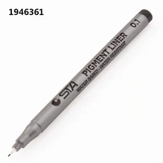 방수 STA 아트 마커 브러시 펜 사무실 학생 학교 그림 라인 드로잉 블랙 파인 스케치 미술 용품