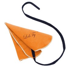 클라리넷 피콜로 플루트 색소폰(보라색)에 적합한 내부 튜브용 클리닝 천 면봉 (Color-Orange), 1개