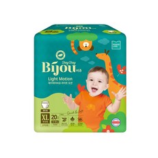 모나리자 데이데이비쥬 라이트모션 팬츠 팬티형 기저귀 아동용, 특대형(XL), 20매