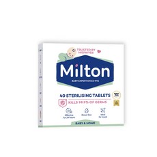 英國米爾頓 Milton 嬰幼兒專用消毒錠 40錠/盒, 160g, 40個