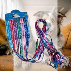 목줄세트 10mm 12개 색상임의 소형견 대형견 펫줄 리드줄 애견 운동