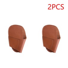 무게추 범용 휴대용 PU 골프 헤드 커버 경량 가죽 야외 스포츠용 액세서리 1 개 2 3 5 10, 2PCS Brown