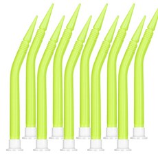 철공자 기본 각도 롱 프리미엄 실리콘 노즐, 10세트