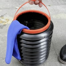 세차 버킷 바구니 통 바스켓 캠핑 접이식 물통 byd+1471Ws