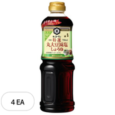 기꼬만 토쿠센 마루다이쥬 겐넨 간장, 750ml, 4개