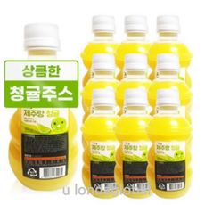 제주랑 제주 청귤 어린이 과일 주스 음료, 10개, 320ml