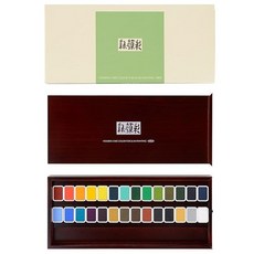 홀베인 일본화조 고형 수채화 물감 신안채 N35328색 세트 02353