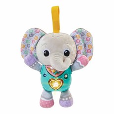 Vtech 寶寶安撫音樂大象玩偶，柔軟舒適，色彩鮮豔，附懸掛設計, 粉彩象, 1個