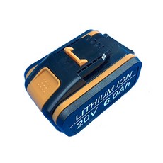 아스토 WORX 웍스 오렌지 배터리 20V 6.0AH 대용량 KC 인증 배터리 W3551 호환배터리, WA3551, 1개