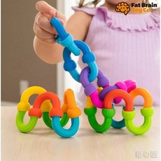 FatBrain 啵積啵積彩虹組軟積木，團媽最愛益智玩具，安全無毒柔軟材質，刺激視覺發展, 1個