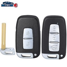 현대 기아 키케이스 제네시스 액센트 I30 IX35 I45 액세서리, 1개, 2 버튼